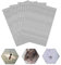 304 Edelstahl Drahtgewebe, 4Pcs 304 Edelstahl-Drahtgeflecht 20 Mesh, Wire Mesh, Drahtgewebe Feinmaschig für Gebäude Gärten Fenster oder Türen Belüftung Drahtgeflecht