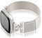 HAYONLIY Cinturino magnetico compatibile con Fitbit Sense 2/Fitbit Versa 4/Fitbit Sense/Fitbit Versa 3, cinturino in maglia in acciaio inox, elegante cinturino di ricambio regolabile per donna,
