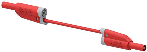 Electro PJP 2717-IEC-CD1-50R Messleitung [Lamellenstecker 4mm - Lamellenstecker 4 mm] 50cm Rot 1St.