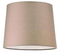 Ideal Lux Lampenschirm Kegel D20 Taupe, Stoff, Grau oder Beige, Konisch, Modern, 2er Set, 15 cm Höhe, 15 cm Körperhöhe, 20 cm Durchmesser
