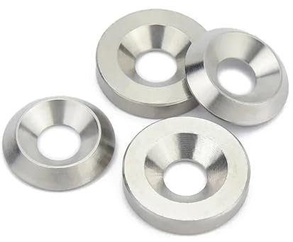 2/10/20 pz M3 M4 M5 M6 M8 M10 Concavo e Convesso Rondelle Coniche In Acciaio Inox 304 Rondella Conica solido a Testa Svasata Guarnizione Piatta (Size : CONE M4x13x3.2 20Pcs)