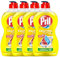 PRIL Kraft Gel limone (4 x 450 ml), detersivo per piatti a mano con il massimo potere sgrassante, per piatti puliti anche in acqua fredda, profumo fresco di limone