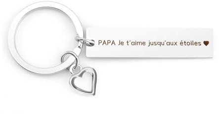 Cadeaux Fete des Peres, Porte Clé Papa, Idee Cadeau Papa, Cadeau Anniversaire Papa, Cadeau Fête des Père, Cadeau pour Papa, Bonne Fête Papa, Cadeau Beau Papa, Joyeux Anniversaire Papa, Porte-Clés Papa