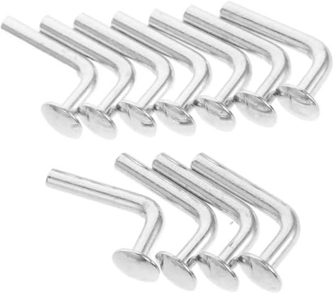 Homoyoyo Lot De 100 Goupilles De Sécurité l En Fer 5x47 Mm Pour Rayonnage à Palettes, Boulons Robustes Antirouille, Accessoire De Fixation Industriel Pour Rangement Et Stockage Sécurisé