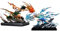 Jiumaocleu Killua Zoldyck und Gon Freecss Figur Statue, 18 cm Kampfpose, Anime-Actionfigur, Skulpturmodell, handgefertigtes Sammlerstück, Desktop-Display-Figur, Dekoration