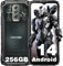 DOOGEE Blade 10 Ultra (2024) Rugged Smartphone Android 14, 20GB+256GB(2TB) Telefono Indistruttibile, 6.56'' HD+, 50MP+8MP Cellulare 5150mAh, 3 Card Slots/IP68/Face ID/Riconoscimento impronte digitali