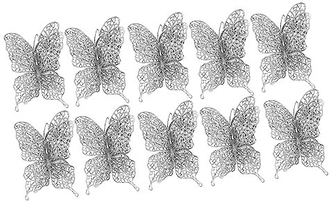 IMIKEYA Neue Jahr Decor Schmetterling Dekorationen Weihnachten Baum Ornamente Set für