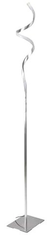 MeLiTec LED-Stehleuchte ST39 mit integriertem Dimmer, nickel matt