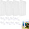 Aquarium Trennwand, Kunststoff Gitter Teiler Tablett, Fisch Tank Isolation Divider, Aquarium Fish Tank Divider, Aquarium Isolation, Trennwand für Aquarien, Aquarium Gitter aus Kunststoff, 4 Stück