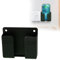 Wall Mount Phone Holder with Adhesive, Phone Stand Phones Charger Holder Wall Mount Stand Storage Box Waterproof Damage-Free for TV Remote Smartphone RV Bedroom Kitchen Office (Black)