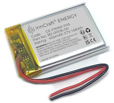 Akku innCraft Energy GE-FNX6X-P45 kompatibel zu Garmin Fenix 6X, Tactix Delta 361-00126-00