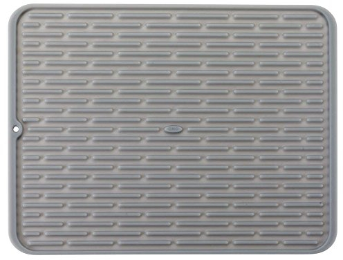 OXO Good Grips Estera de Secado - Escurridor Silicona gde./Salvamanteles - 43 x 32 cm