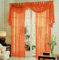 Gardinenbox Voile komplett GARDINEN Set 3tlg., Orange, 60999