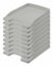 Leitz Briefkorb Flach A4, 10er Pack, Briefablage in Premium-Qualität, Stapelbares Ablagefach als Schreibtisch-Organizer, Kombinierbar mit Plus-Serie, Grau, 52370085