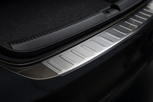 Avisa Edelstahl Heckstoßstangenschutz kompatibel mit BMW X1/E84 2009-2012 'Ribs'