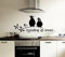 Grandora W5027 Wandtattoo Spruch Irgendwas ist Immer + Vögel schwarz (BxH) 50 x 21 cm
