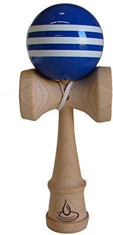 Triple Blue/White Stripe Kendama