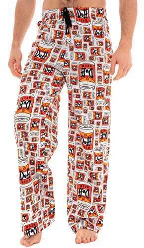 The Simpsons Herren Homer Simpson Duff Beer Schlafanzughose XX-Large