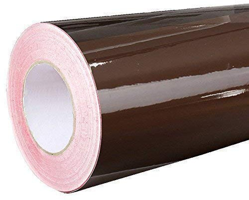 4,75€/m² Rapid Teck® Glanz Folie - 800 Nougat Braun - Klebefolie - 5m x 63cm - Plotterfolie- Folie selbstklebend - auch als Moebelfolie - Klebefolie