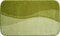 Linea Due Badteppich 100% Polyacryl, ultra soft, rutschfest, ÖKO-TEX-zertifiziert, 5 Jahre Garantie, FLASH, Badematte 70x120 cm, grün