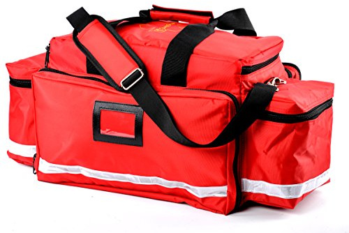 Aurelius Large Capacity First Aid Responder Bag Empty EMT Trauma Bag,Emergency Supplies Not Included (Longer)