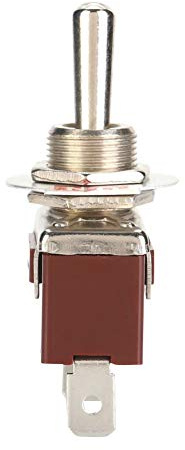 Interruttore a levetta, 5 pezzi 1021 6.3 Quick Pin Mini interruttore a levetta ON/OFF con 2 pin 15A 250V
