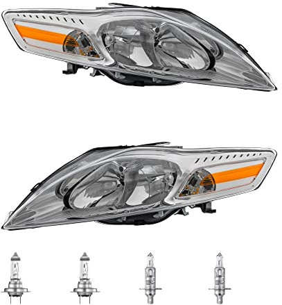EISENFELS Bundle Set 70774321 Scheinwerfer rechts & links + Leuchtmittel H1 Classic + H7 Classic kompatibel mit Mondeo IV Turnier BA7