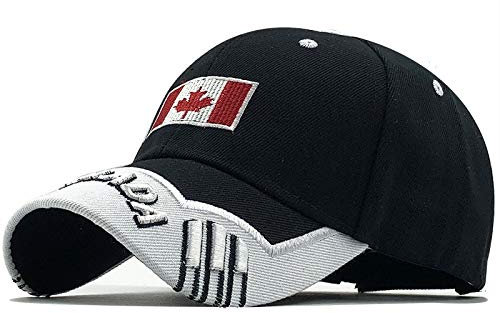 Eicimikto Kanada Flagge Männer Angeln Baseball Cap of Canada Hut Herren Knochen Verstellbar Baseball Hut Snapback Hut Verstellbar 04