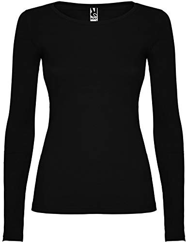 ROLY Camiseta Extreme 1218 Mujer Manga Larga Negro 02 M