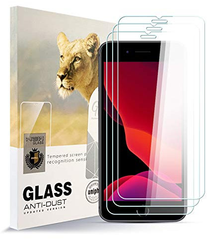 AYSOW Protecteur d'écran en Verre trempé pour Apple iphone SE 2020 Premium en Verre trempé de 0.3mm 9H de dureté 2.5D, Anti-Rayures, sans Bulles 3 pièces
