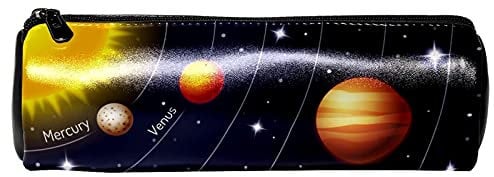 Federmäppchen mit Weltraum-Planeten-Galaxie-Motiv, Federmappe, Münzbörse, Kosmetiktasche, Make-up-Tasche für Studenten, Schreibwaren, Schule, Arbeit, Büro