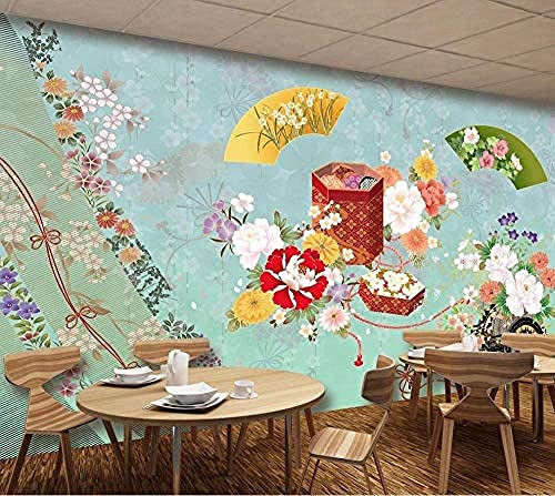 Fleur De Cerisier Style Japonais Fleur Plante Murale Peel And Stick Papier Peint Auto-Adhésif Amovible Grand Autocollant Feuille Décoration Murale Impression Image Image Stickers Murau 200(L)x150(H)cm