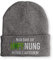 tshirtladen Hopfnung Statement Beanie Mütze mit Spruch, Farbe: Grau