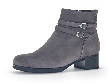 Gabor Damen Biker Boots, Frauen Stiefeletten,Wechselfußbett,Best Fitting,Kurzstiefel,uebergangsschuhe,uebergangsstiefel,Soil,41 EU / 7.5 UK