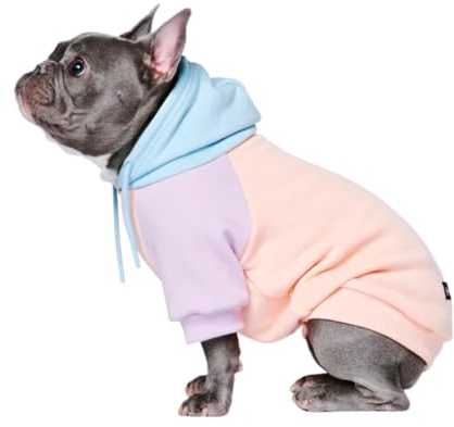 Spark Paws Hunde-Kapuzenpullover – Premium-Qualität, butterweich, hervorragender Komfort und Passform, beruhigende Fleece-Innenseite, geeignet für alle Rassen - Cotton Candy - 4XL