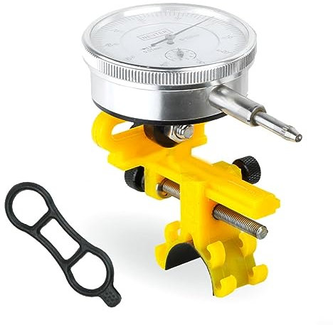 Bike Wheel Truing Stand, Yellow Mini Portable Tool for Bike Rims Adjustment, Road Bike Wheel Repair Tools, Practical Wheel Accessories