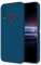 HONLEN Hülle für Samsung Galaxy A20s Schutzhülle Case, (6.5 Inches) Liquid TPU Silicone Handyhülle mit Fallschutz Silikon Cover Saphirblau