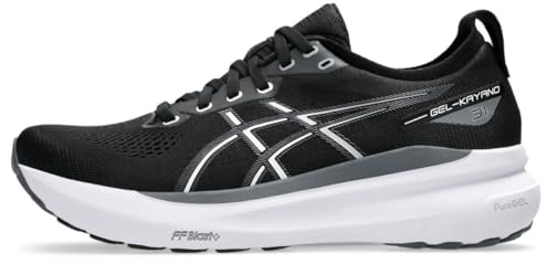 Asics Gel-Kayano 31 Herrenschuhe, Schwarz/Weiß, 44 EU
