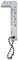 CHAKAE Règle de chanfreinage en Acier Inoxydable, jauge chanfreinée 0-30mm, Graduation, précision de 0.5mm, Pied à Coulisse de 0.25mm pour Le Traitement du Verre