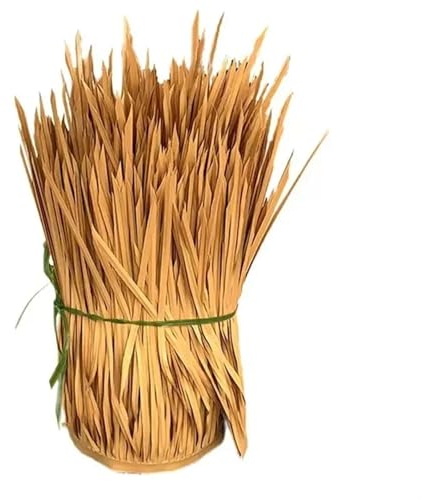 Mexican Palm Thatch Runner Roll Tiki Bar Grass,Thatch Roof Straw Roof Thatch Panel Artificial Palm Thatch for Bar Hut Garden Patio Umbrella Covers Fence Party Decoration ( Color : #2 , Size : 100x50CM