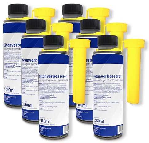 Mr. Perfect - Leistungsstarker Oktanverbesserer 6x250 ml | Kraftstoffeffizienz steigernder Systemreiniger | Additiv für verbesserte Benzinverbrennung | Motorreiniger für sämtliche Benzinmotoren