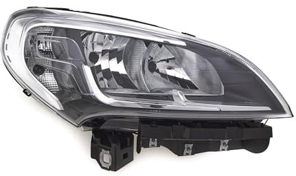 EDA PREMIUM auto Scheinwerfer Rechts 51974243 passend für FIAT DOBLO 2015-2022, elektrisch, mit Motor, H7/H7, W21W, WY21W, ECE
