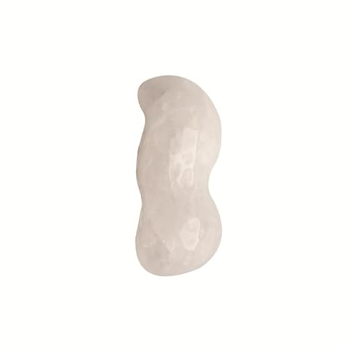 Adornos de maní de cristal, piezas de tallado de jade, decoración del hogar, regalos de manualidades, maní de jade, cristales blancos