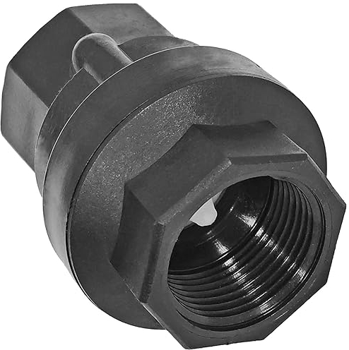 MegaHaustechnik Gewinde Fitting Verschraubung aus Kunststoff PP PE PVC - Rückschlagventil mit 1/2 Rohr Zoll Innengewinde IG