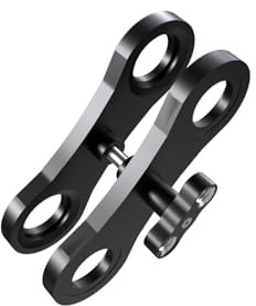 Double Socket Arm 1 Ball,Ball Mount Arm Composite Material Compatible with RAM Mounts B Size 1''Ball Components.Mounting Bases and Device Holders with 1''Ball Adapter (Short Arm-3.1Length)