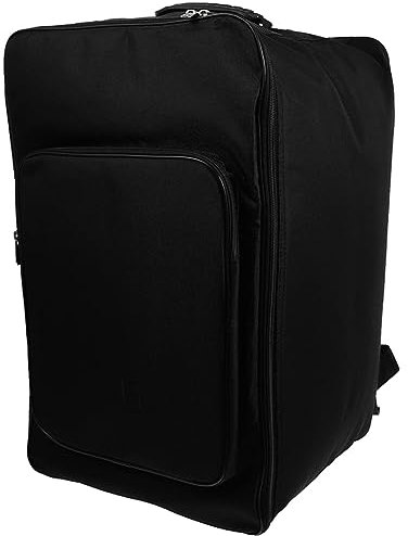 Reapyyt 1 Stück Cajon-Tasche, Cajon-Rucksack, Schwarz, Oxford + Baumwolle, 31,5x53cm, Gepolsterte Tasche mit und Schultergurt, Cajon-Zubehör