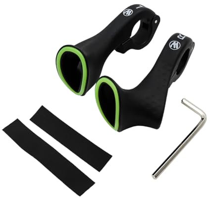 Hsthe Sea Prolunga per manopole per Manubrio per Bicicletta per Bici da Corsa MTB da Strada, Adatta per manubri da 21,8-22,2 mm, Accessori ergonomici per Ciclismo