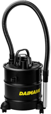 Wintem Bidone Aspiratutto da 20L con Filtro HEPA e Ruote 9000W - Ideale per Raccogliere e Aspirare sia Solidi che Liquidi Come Cenere o Acqua - Comodo, Facile da Spostare sia per Interni che Esterni