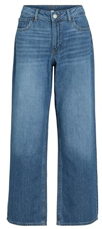 Vila Damen Female Fit Mid-Waist Vipalma Rw Wide Jeans MBD Pal251-Noos