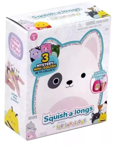Squish a longs Squishmallows 3 pak mini squish + portachiavi 1 pz Jazwares